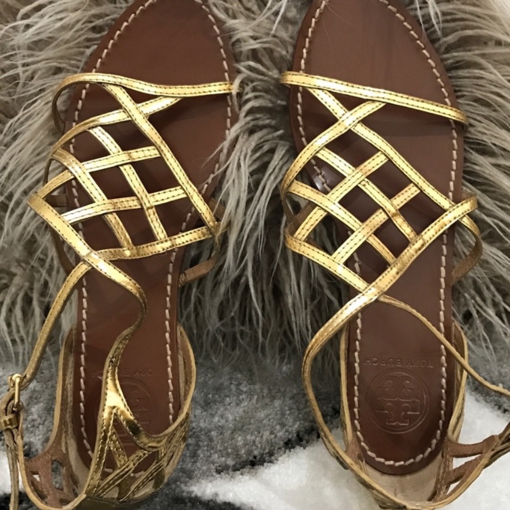 Tory Burch Amalie Flat caged Sandal!